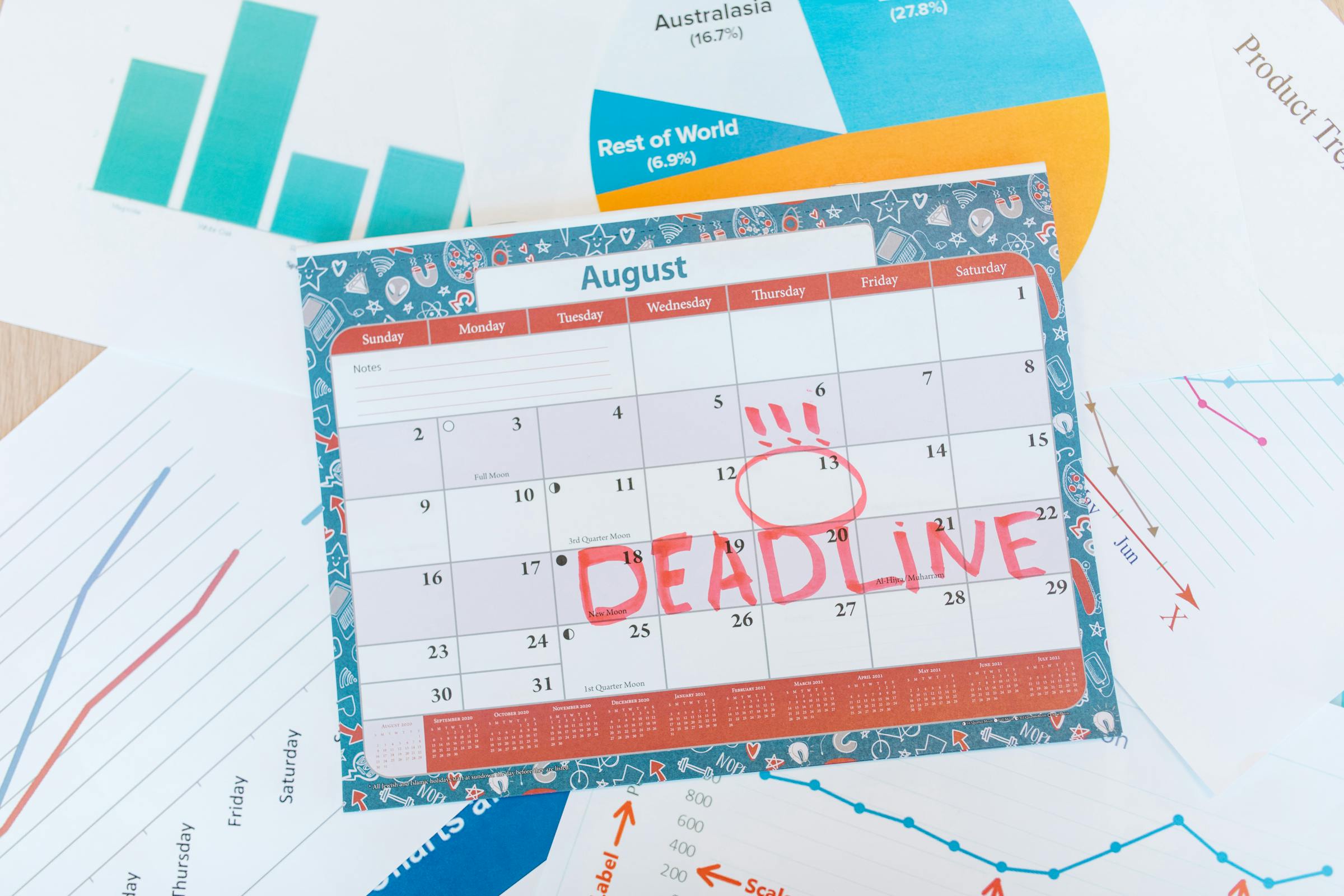 The release calendar exposes what the retro labels as "the unexpected"